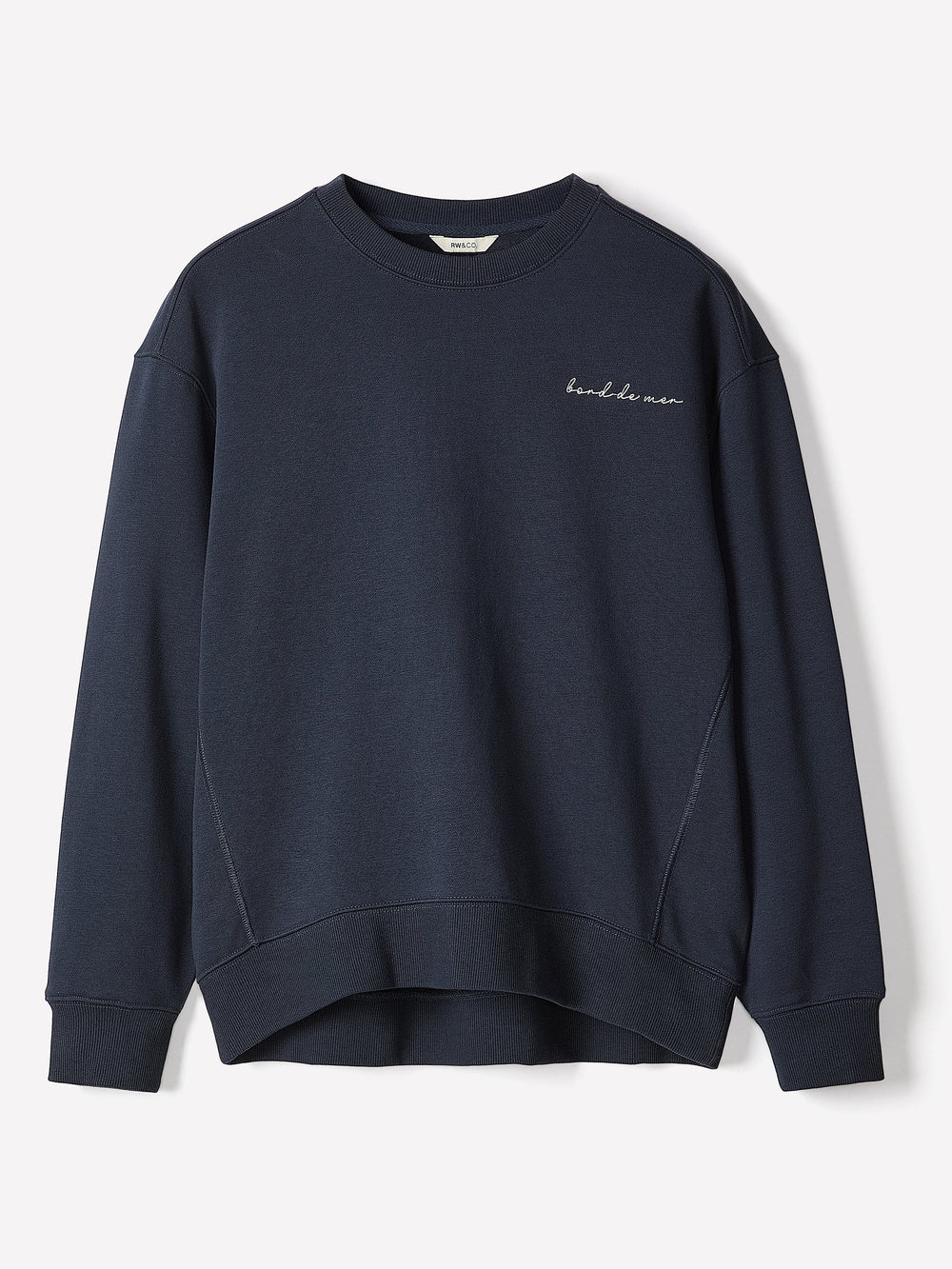 RW&CO Long-Sleeve Crew-Neck French Terry Sweatshirt