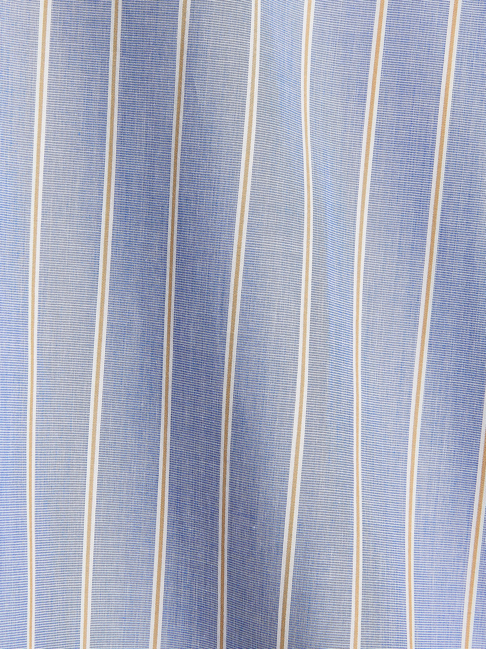 RW&CO Striped Buttoned-Down Cotton Blouse
