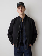 RW&CO Black Twill Bomber Jacket