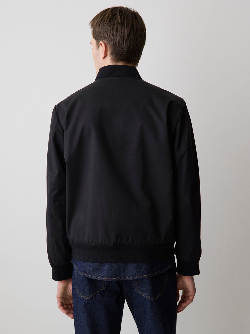 RW&CO Black Twill Bomber Jacket