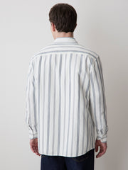 RW&CO Striped Long-Sleeve Gauze Shirt