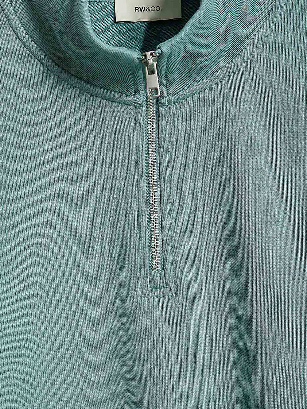 RW&CO Long-Sleeve Quarter-Zip Mock-Neck Sweater