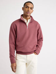 RW&CO Long-Sleeve Quarter-Zip Mock-Neck Sweater