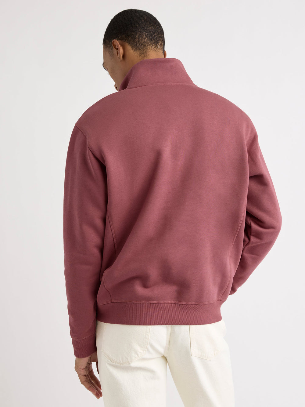 RW&CO Long-Sleeve Quarter-Zip Mock-Neck Sweater