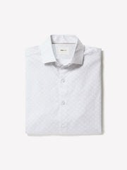 RW&CO Tailored Fit Dress Shirt with Micro Geo Print