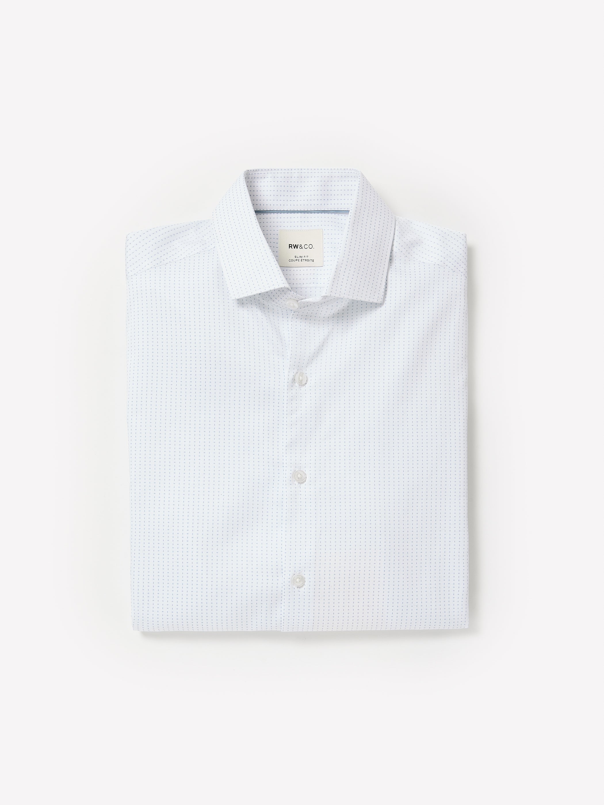 RW&CO Slim-Fit Dress Shirt with Micro Dots