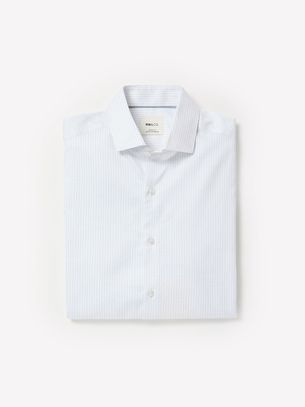 RW&CO Slim-Fit Dress Shirt with Micro Dots