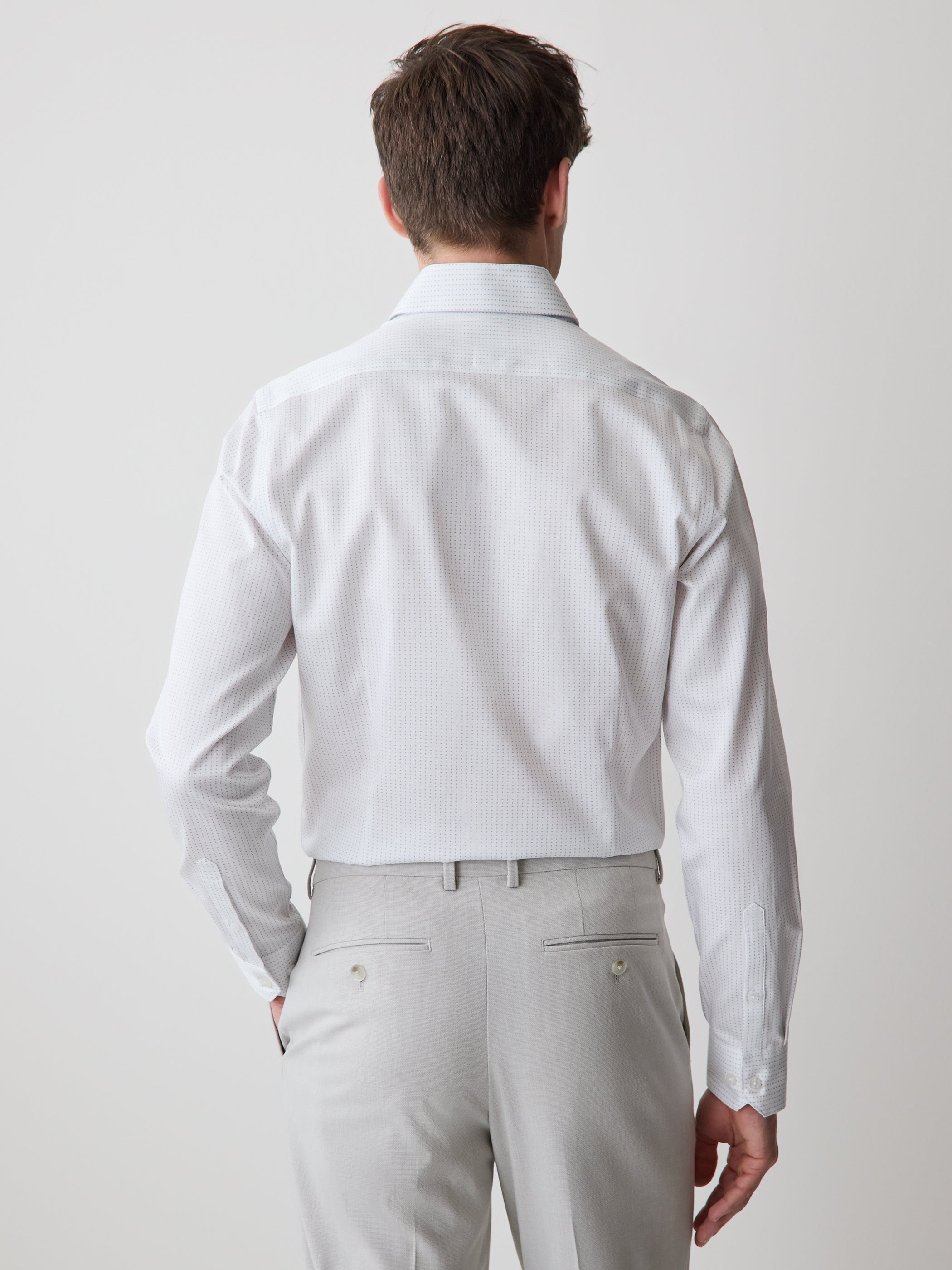 RW&CO Slim-Fit Dress Shirt with Micro Dots