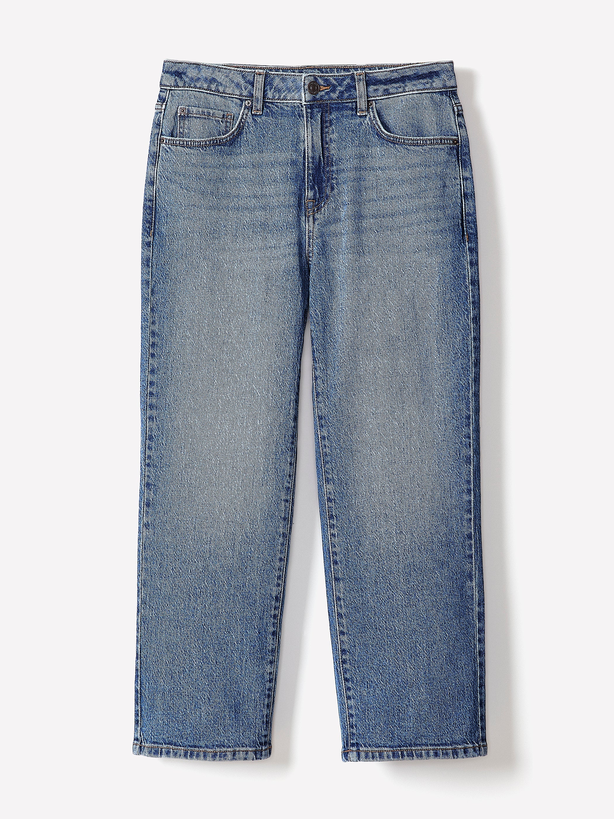 RW&CO Cropped Straight-Leg Jeans