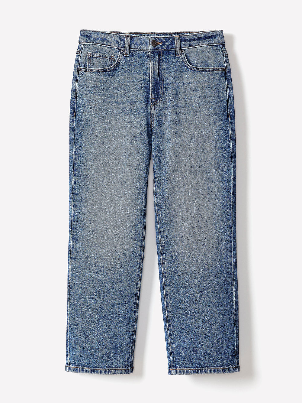 RW&CO Cropped Straight-Leg Jeans