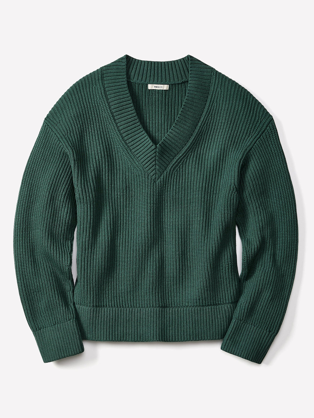 RW&CO Long-Sleeve V-Neck Sweater