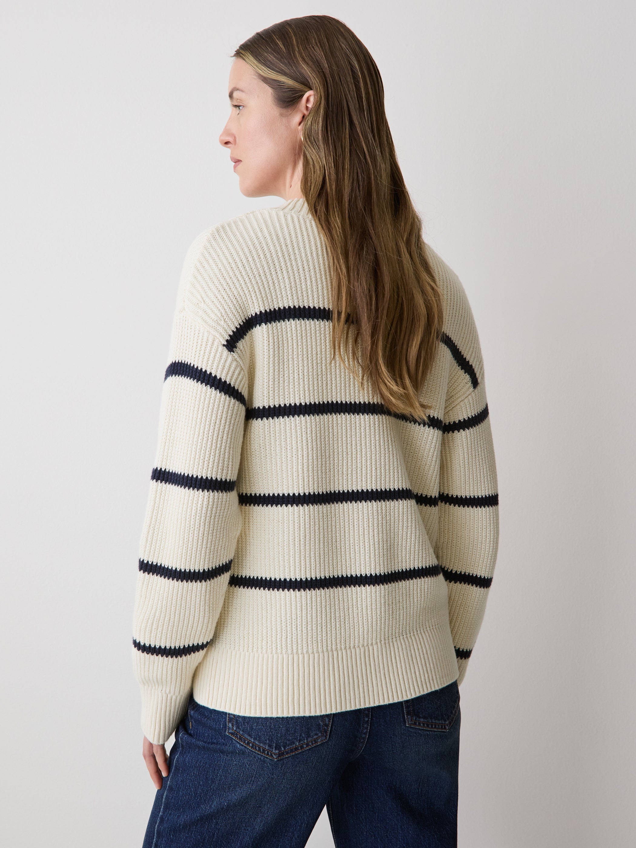 RW&CO Long-Sleeve V-Neck Sweater