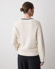 RW&CO Long-Sleeve V-Neck Sweater