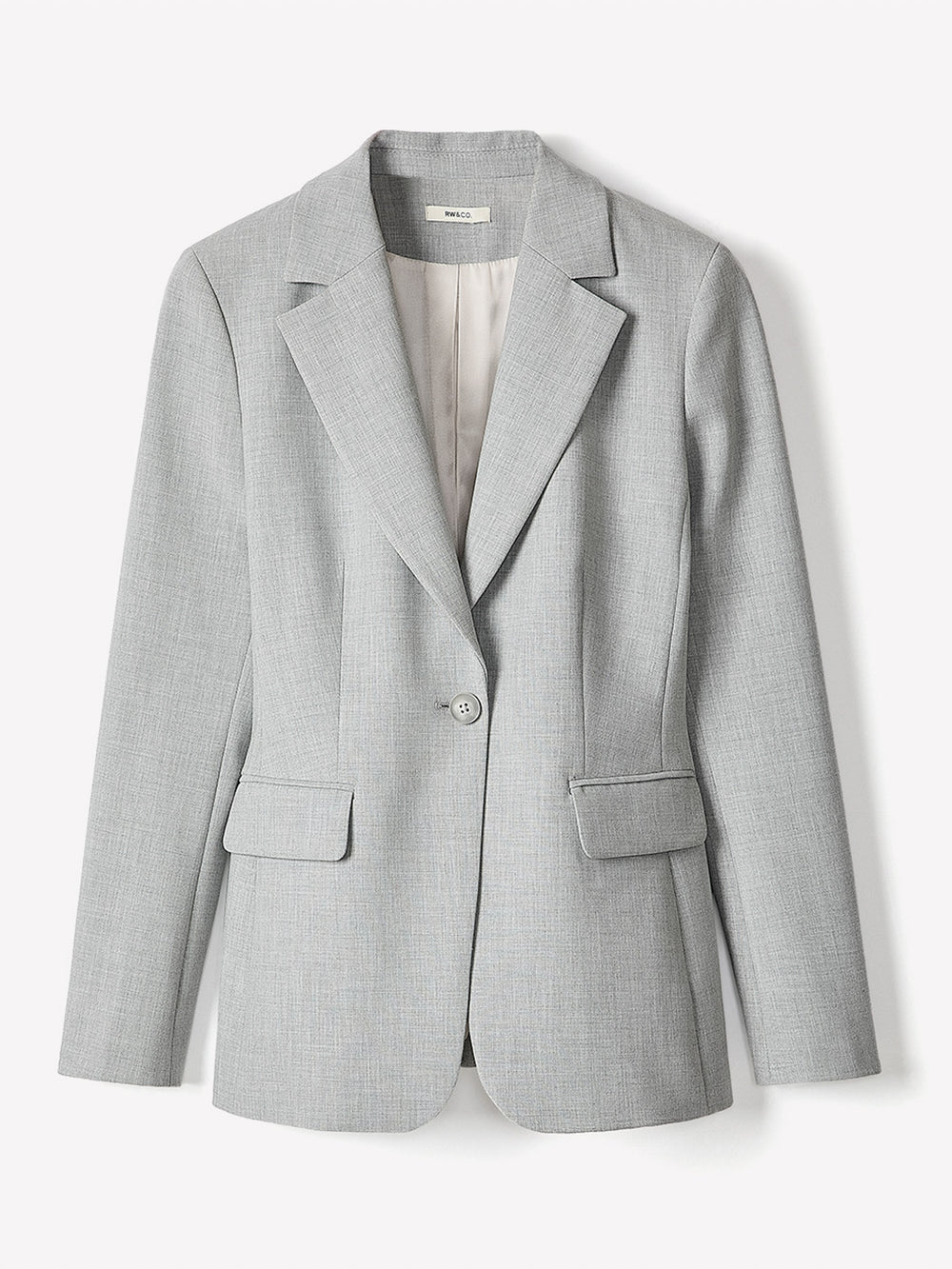 RW&CO One-Button Fitted Blazer