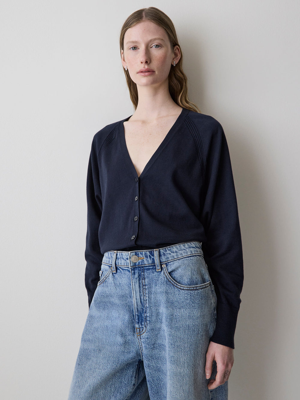 RW&CO Long-Sleeve V-Neck Cardigan