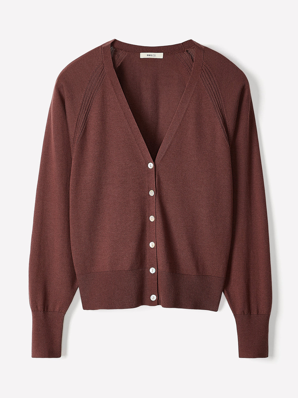 RW&CO Long-Sleeve V-Neck Cardigan