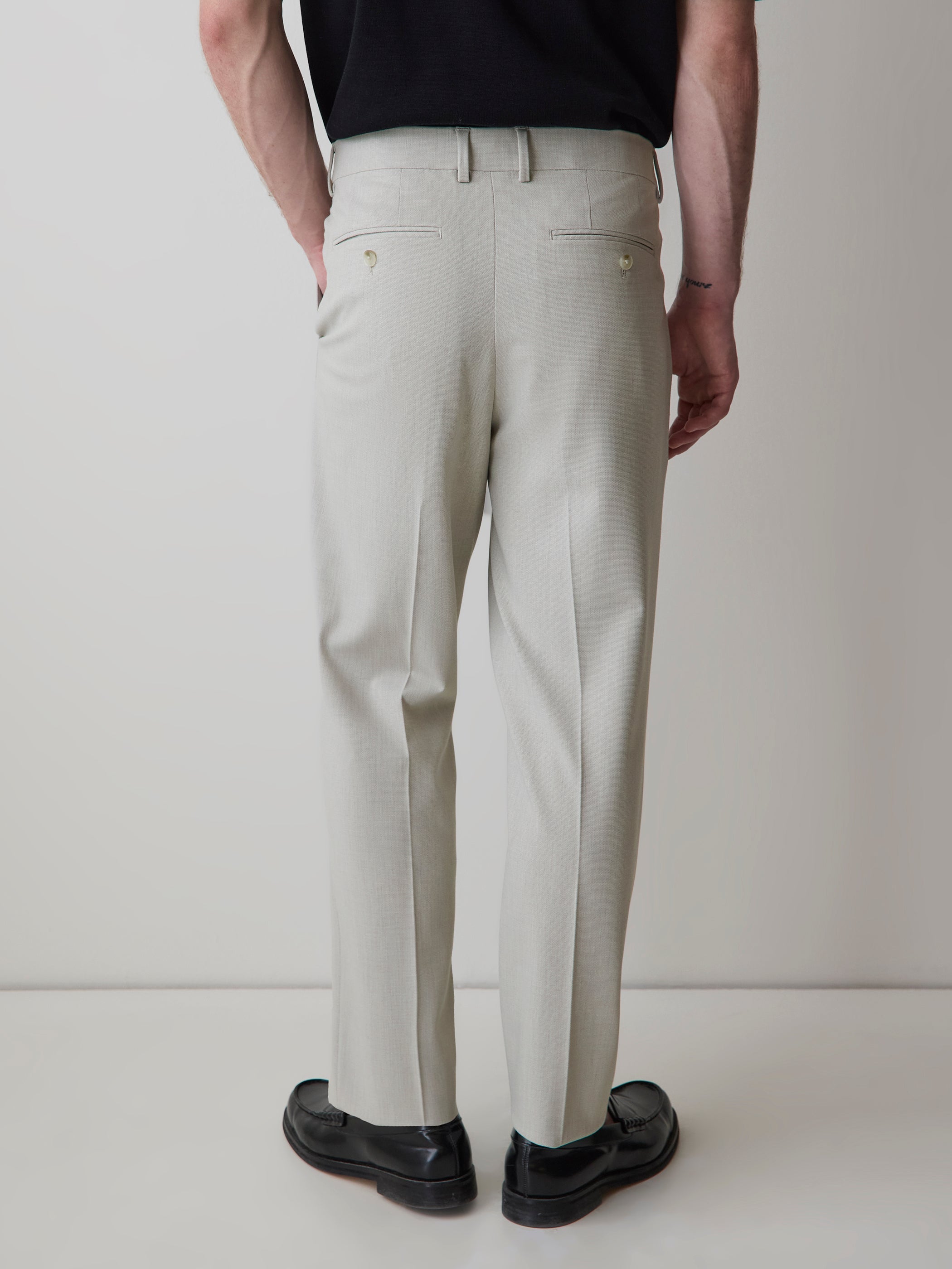 RW&CO Tapered-Leg Pleated Dress Pant