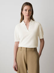 RW&CO Short-Sleeve Polo Sweater