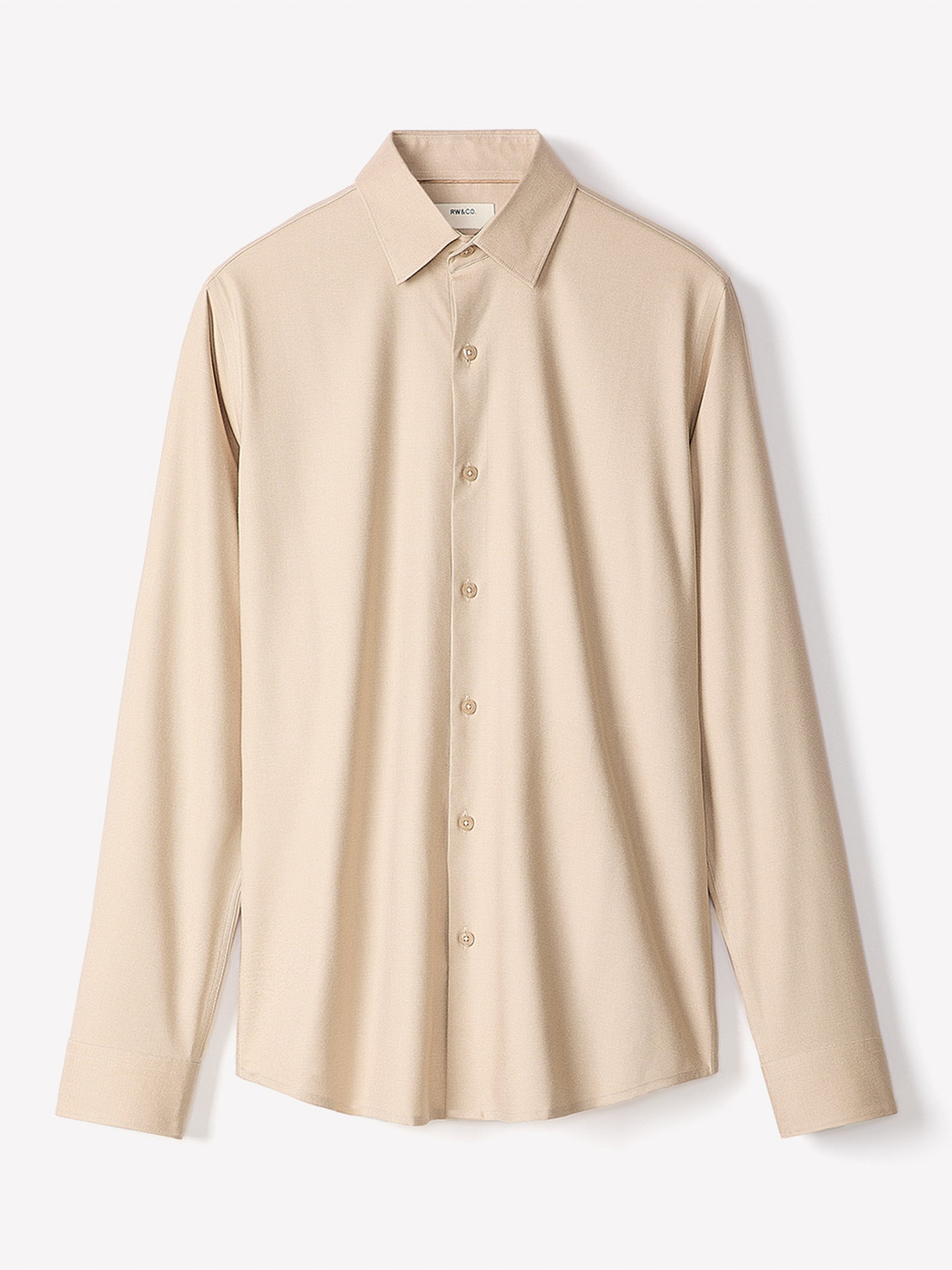 RW&CO Slim Fit Knit-Like Dress Shirt