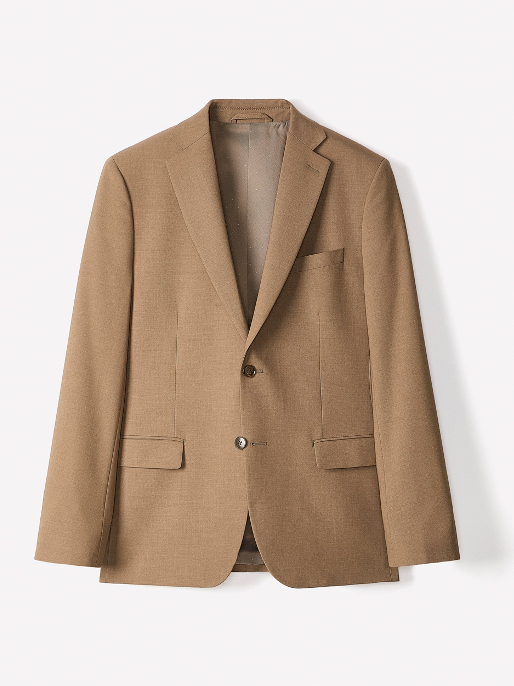 RW&CO Slim Fit Peachy Camel Suit Blazer