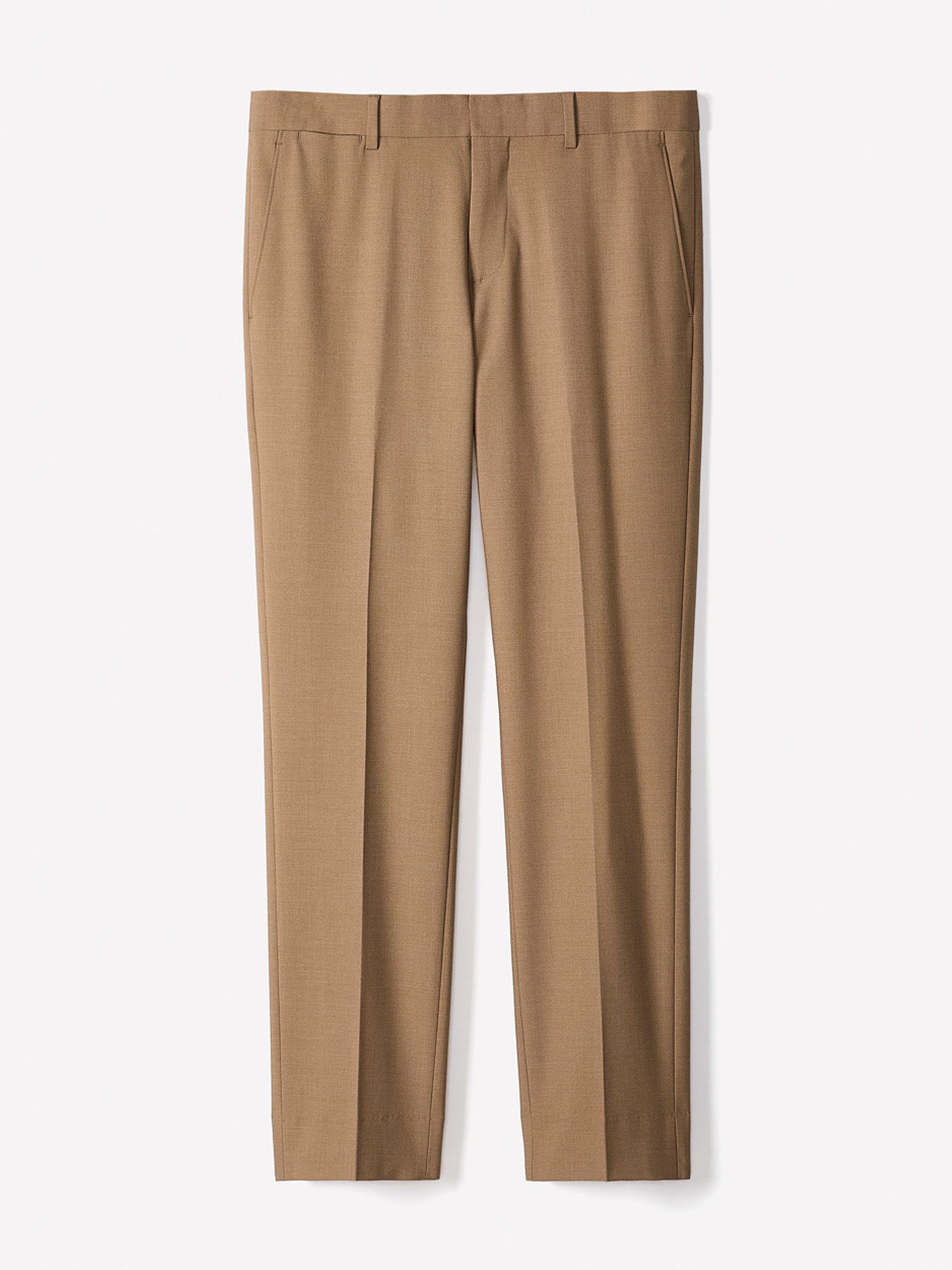 RW&CO Slim Fit Peachy Camel Suit Pant