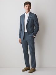 RW&CO Slim Fit Blue Suit Pant
