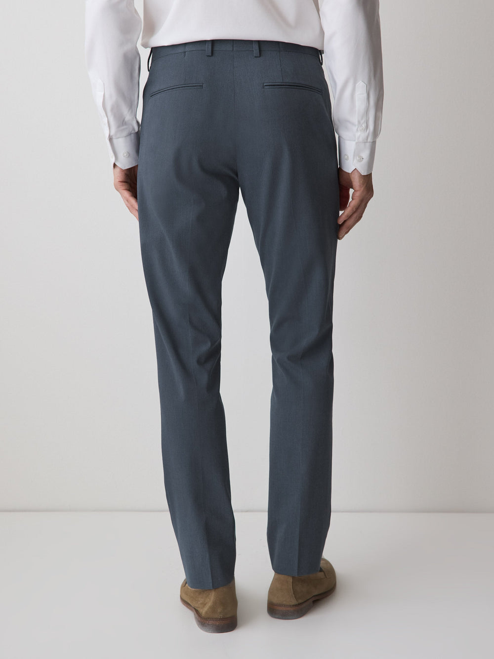 RW&CO Slim Fit Blue Suit Pant