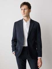 RW&CO Slim Fit Navy Wool Suit Blazer