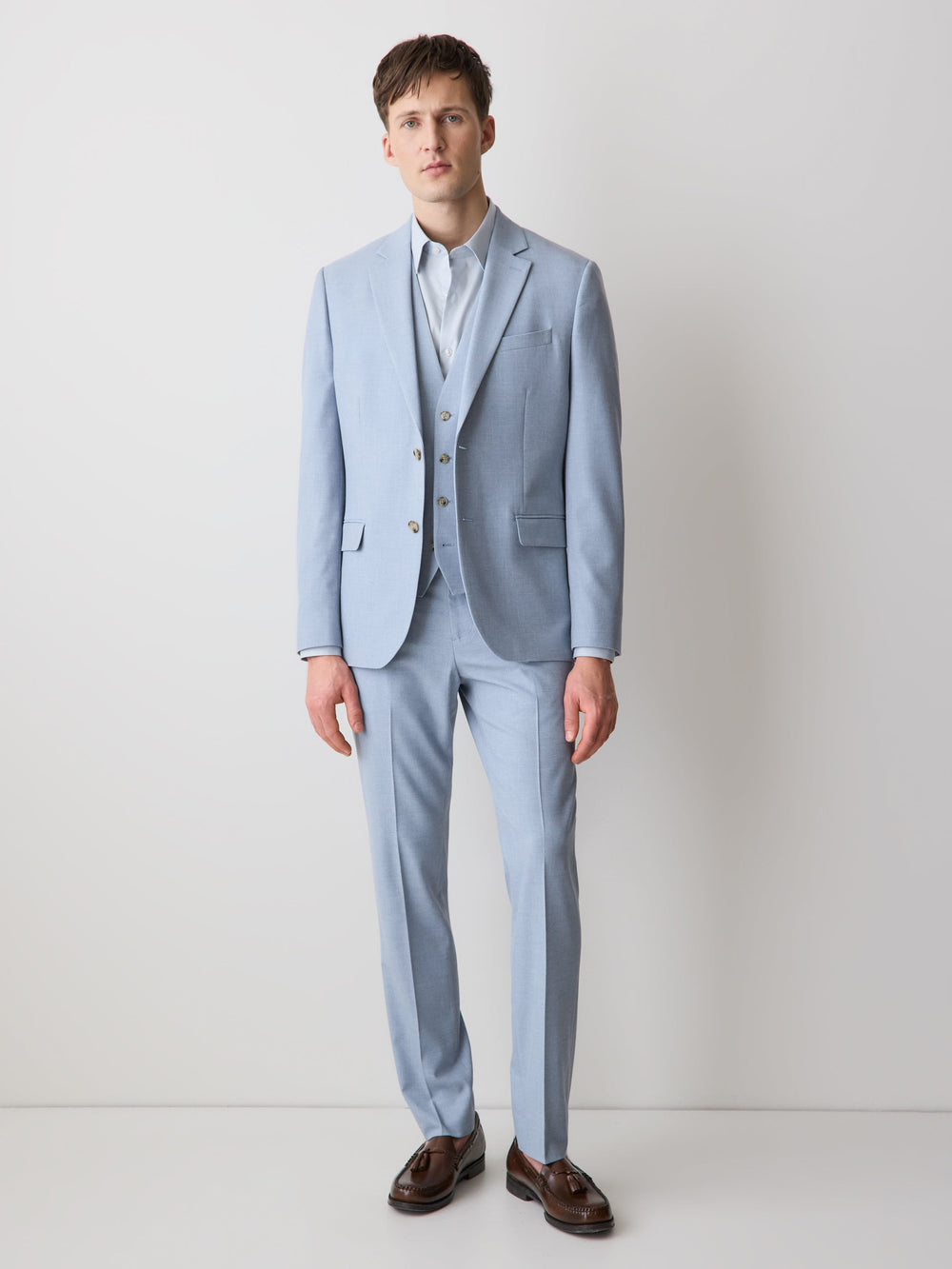 RW&CO Blue Suit Vest