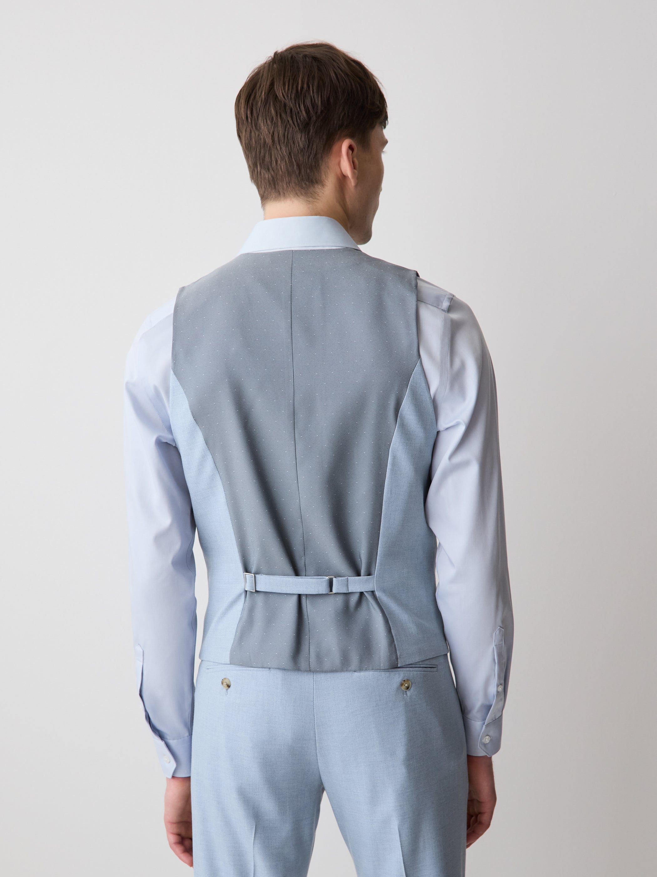 RW&CO Blue Suit Vest