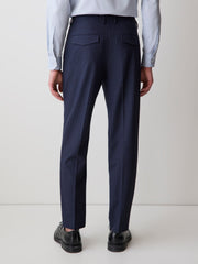 RW&CO Striped Tapered-Leg Pleated Dress Pant