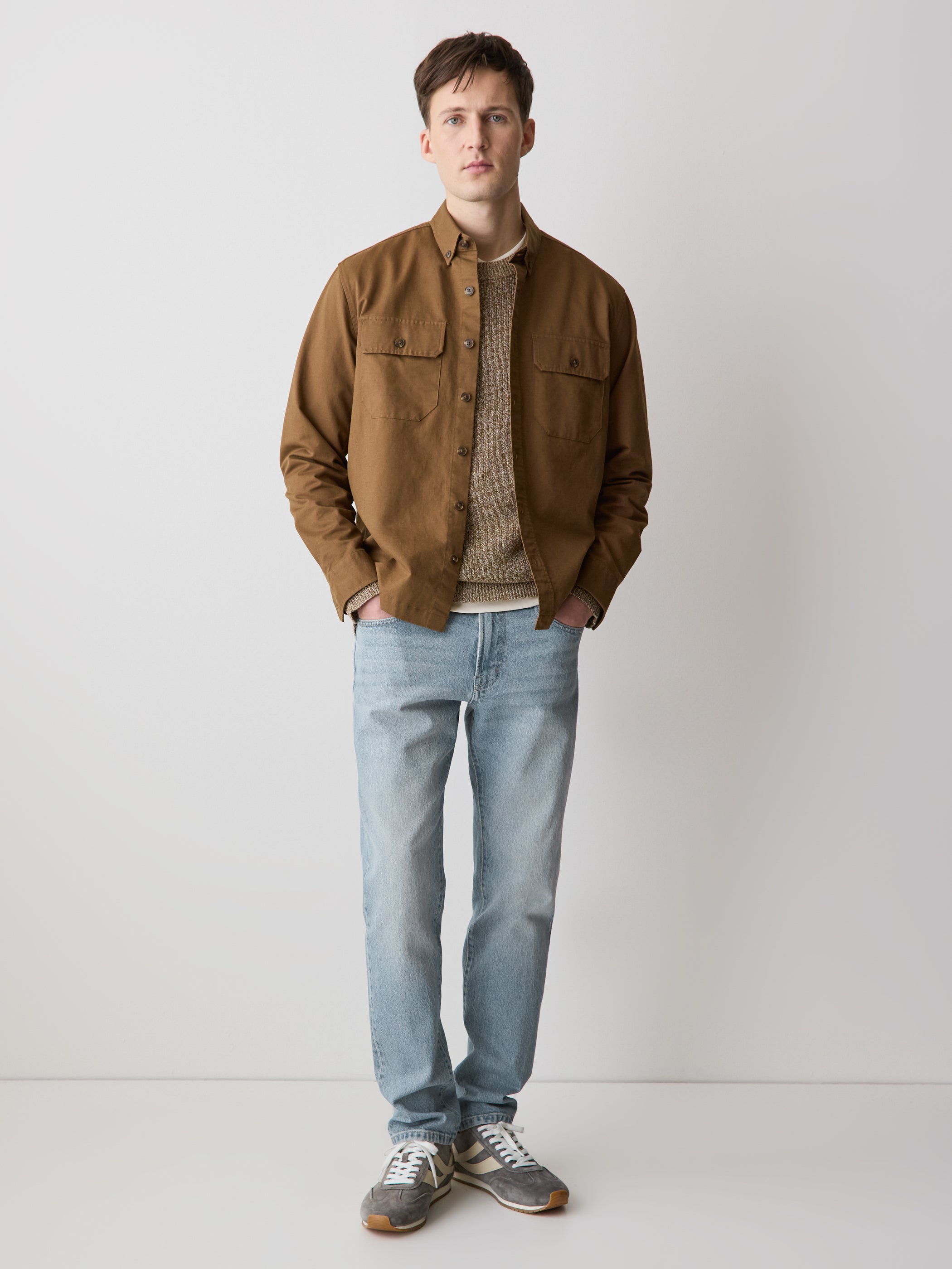 RW&CO Slim Fit Light-Wash Jeans