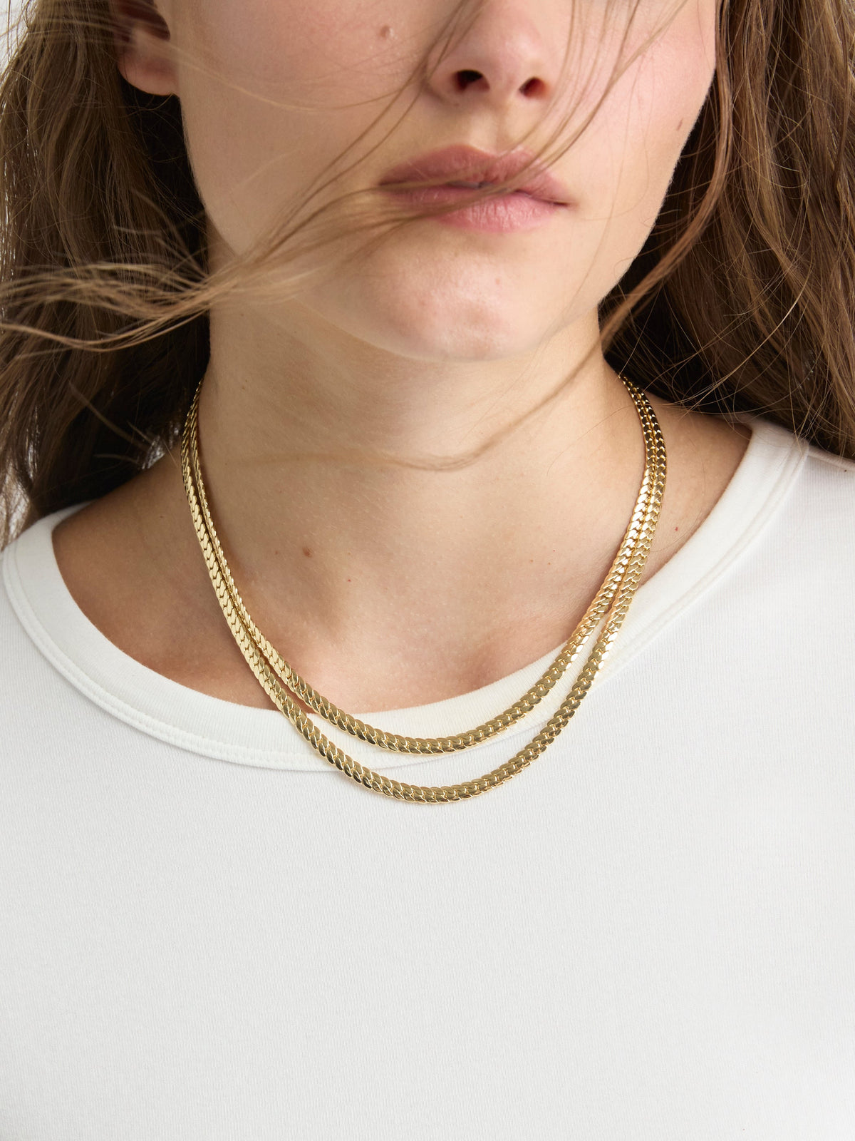 RW&CO Double-Chain Necklace