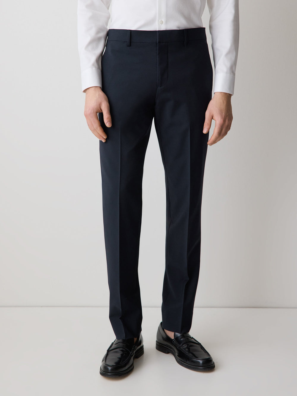 RW&CO Slim Fit Navy Wool Suit Pant