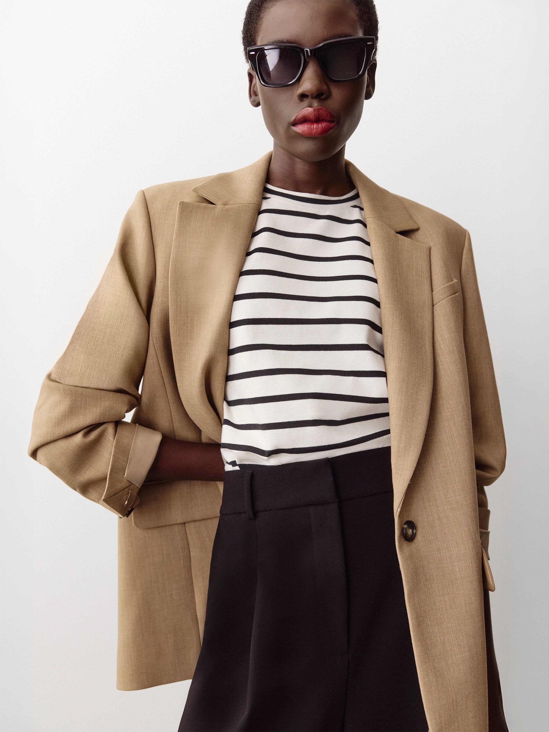 RW&CO Oversized One-Button Blazer