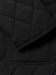 RW&CO Quilted Trench Coat with Shirt Collar