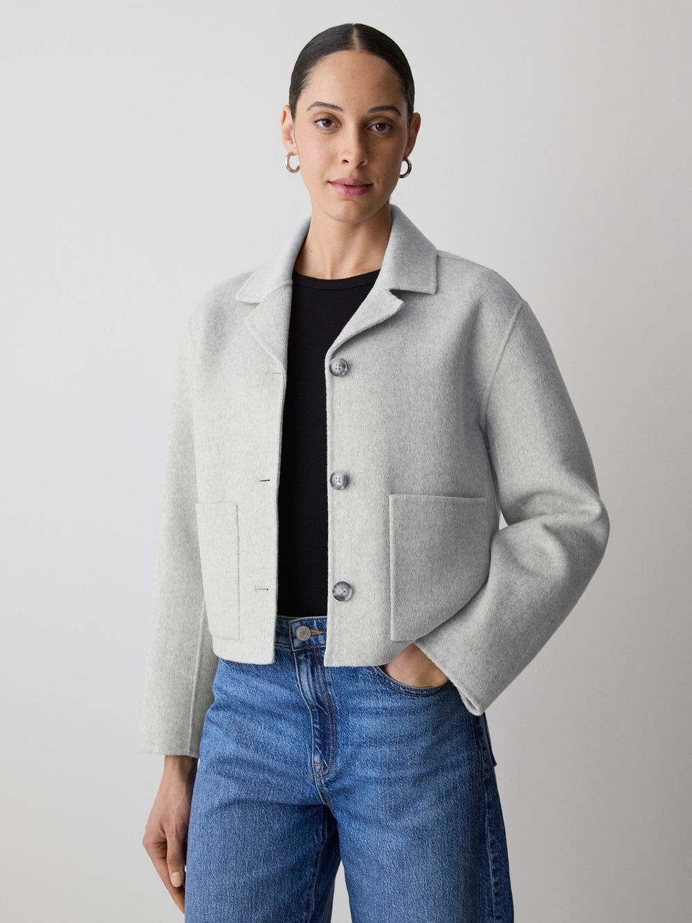 RW&CO Double Face Wool-Blend Transitional Coat