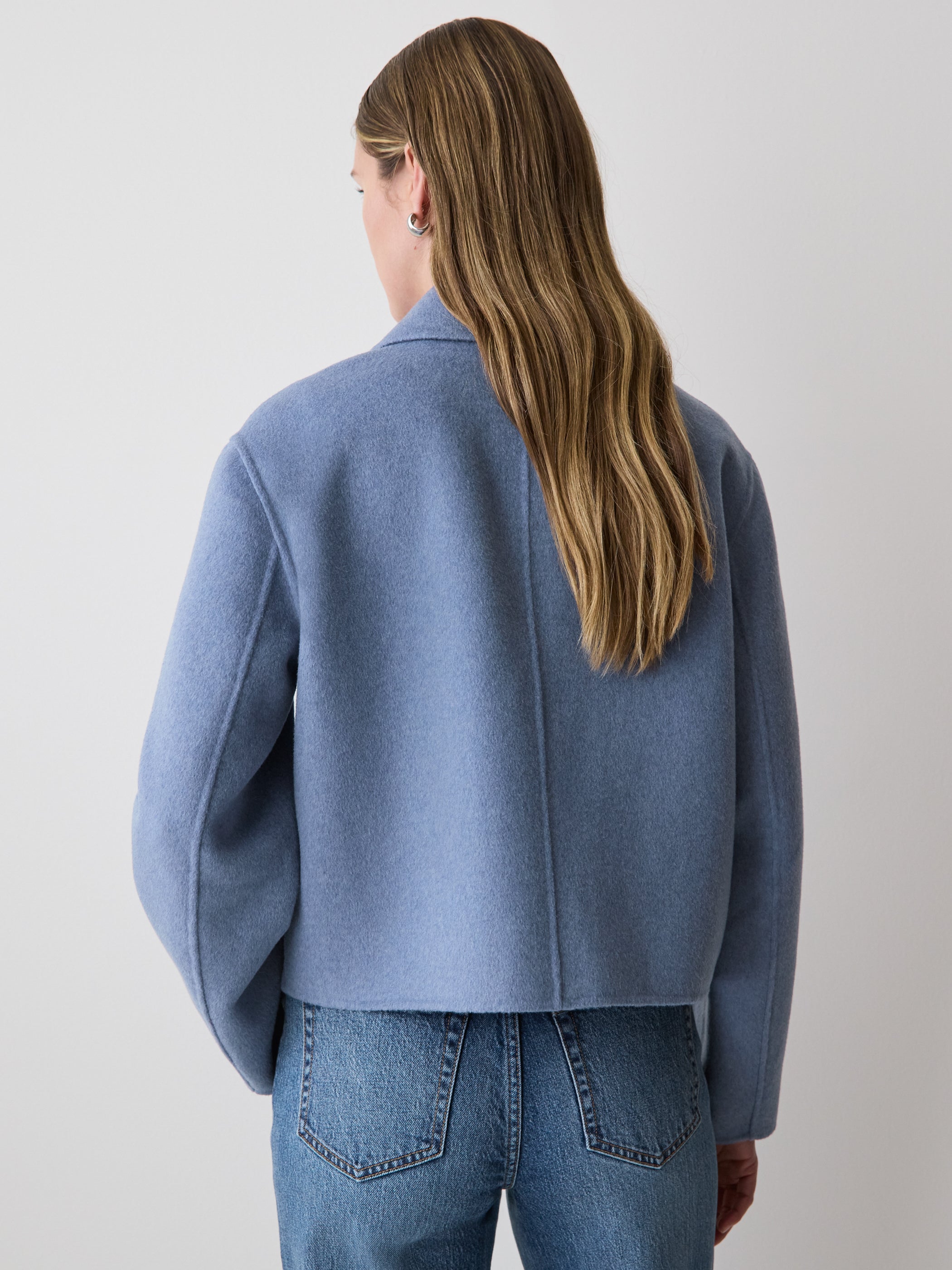 RW&CO Double Face Wool-Blend Transitional Coat