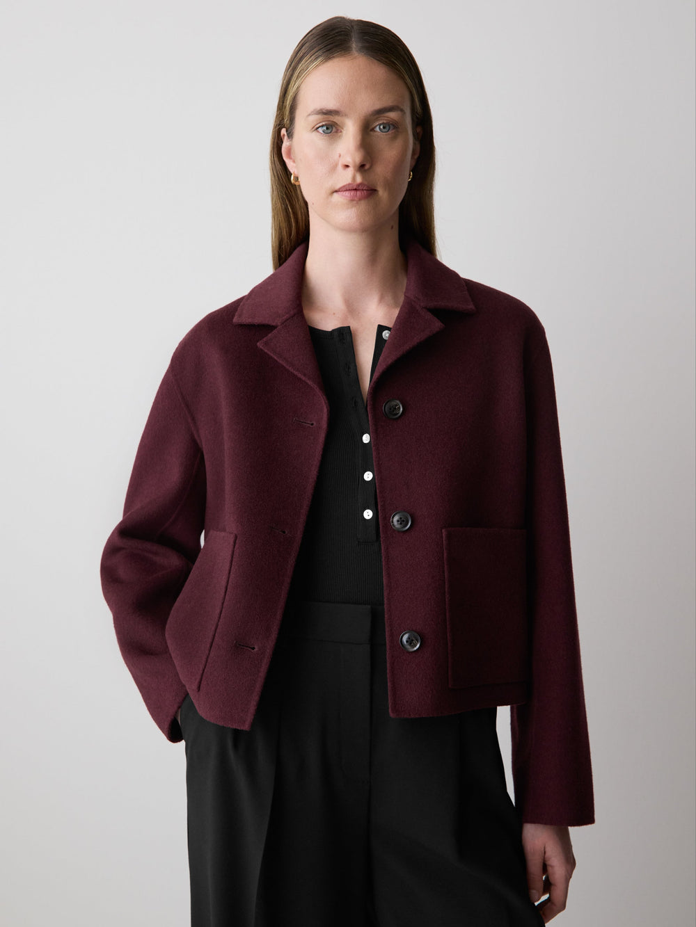 RW&CO Double Face Wool-Blend Transitional Coat