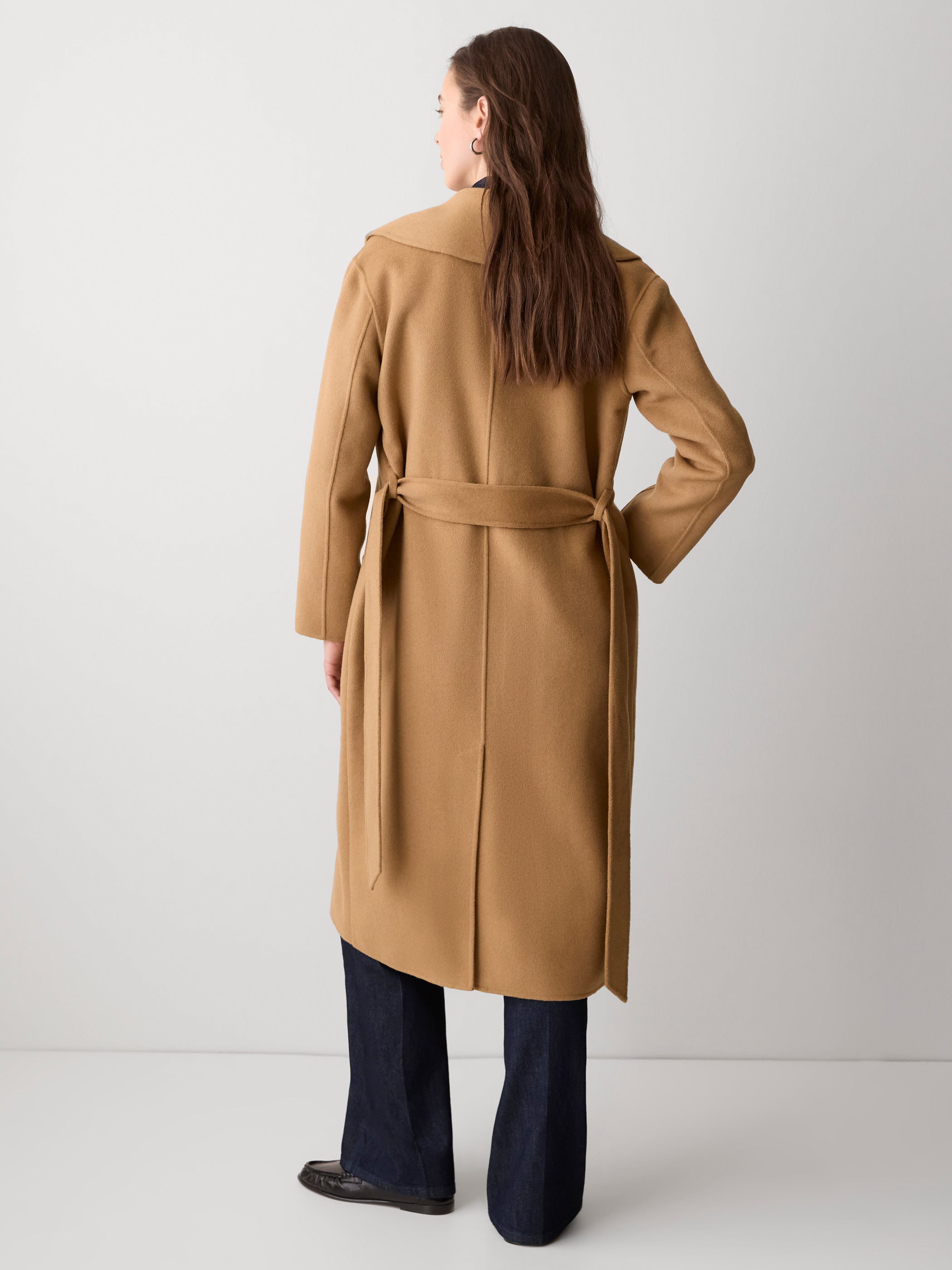 RW&CO Double Face Long Coat with Belt