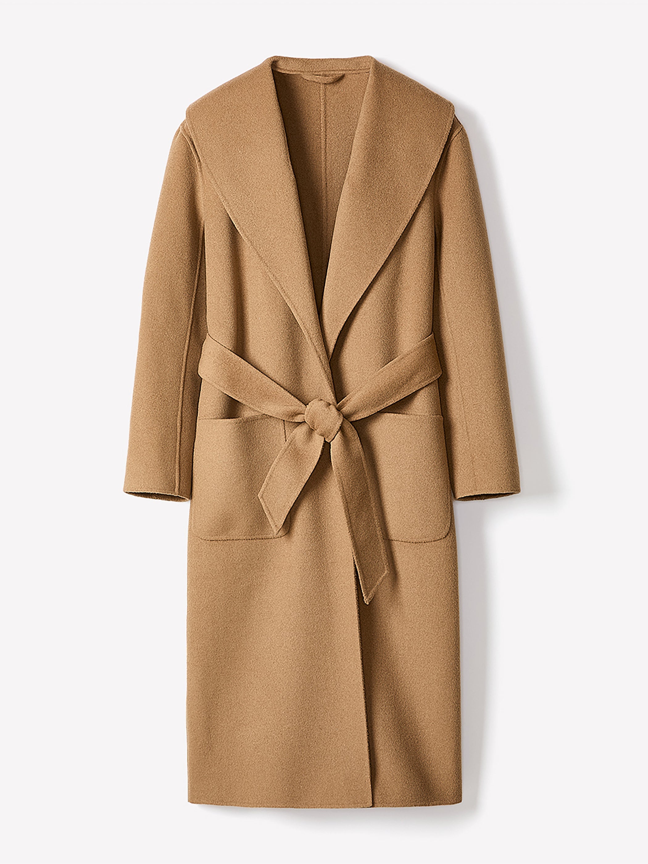 RW&CO Double Face Long Coat with Belt