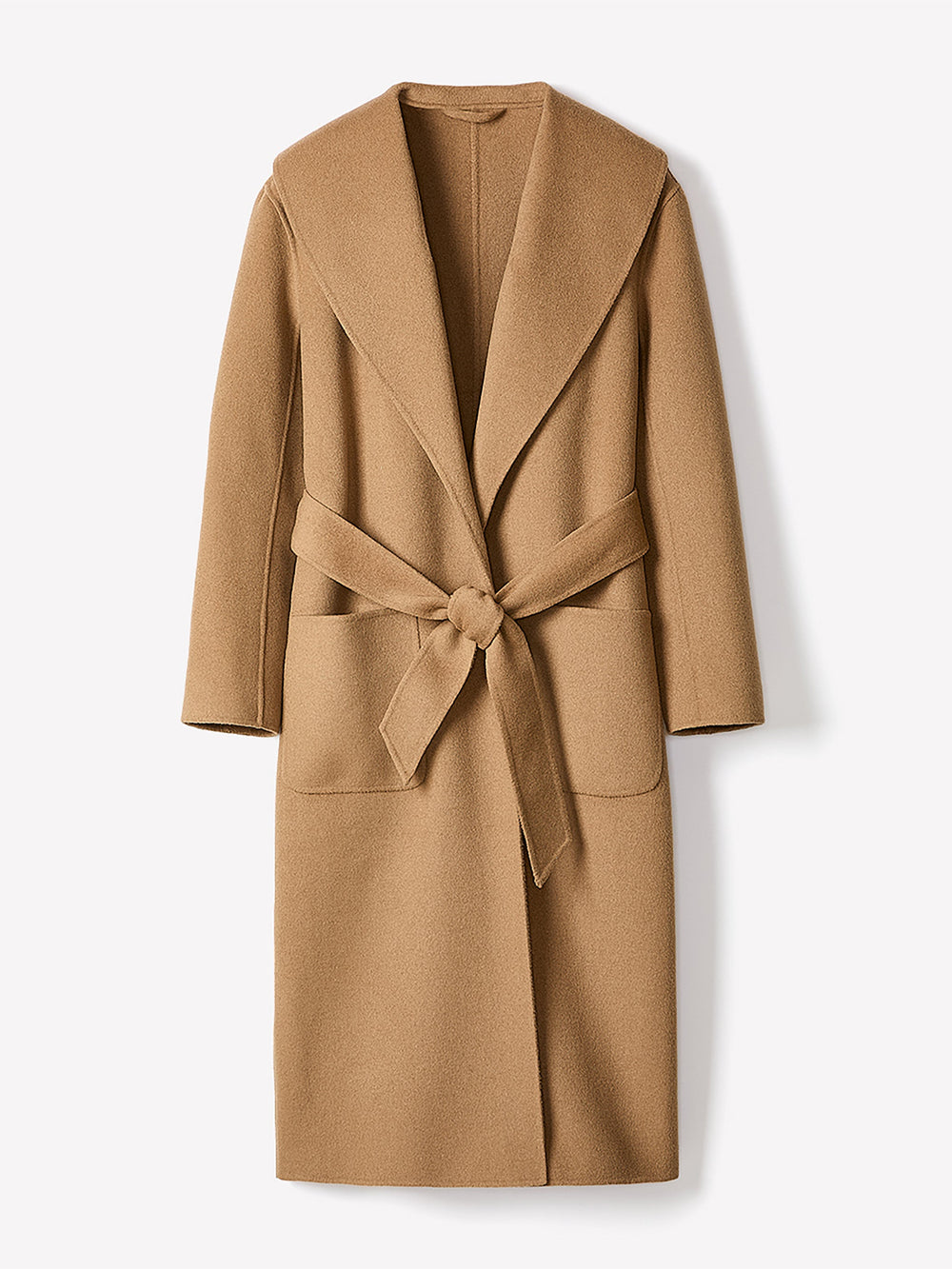 RW&CO Double Face Long Coat with Belt