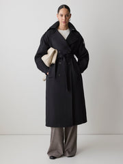 RW&CO Double-Breasted Trench Coat with Belt