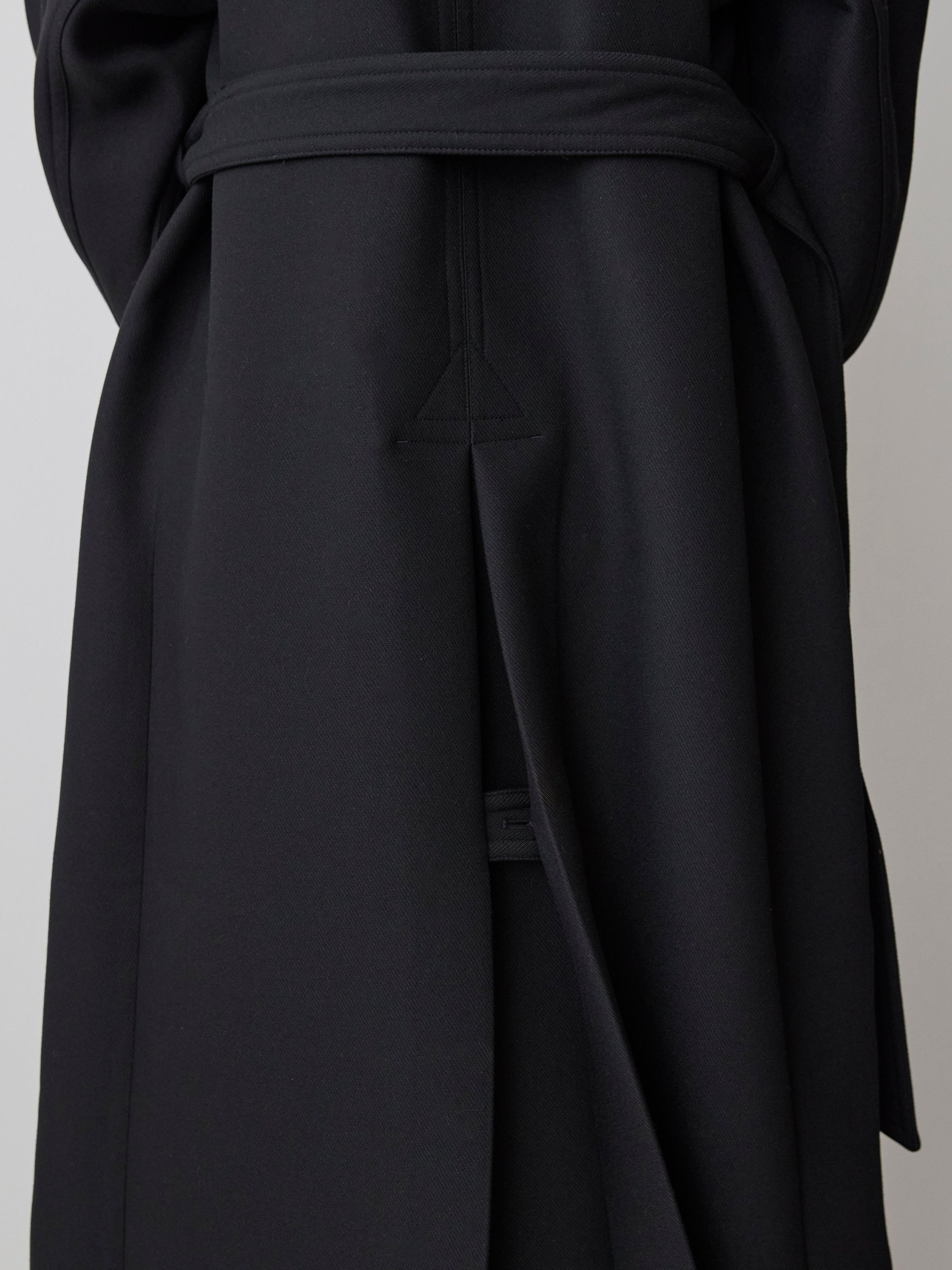 RW&CO Double-Breasted Trench Coat with Belt