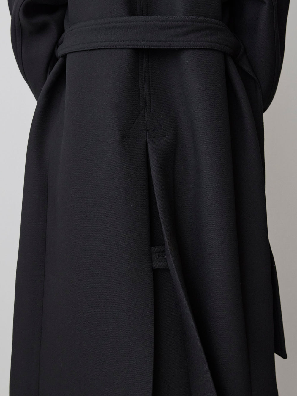 RW&CO Double-Breasted Trench Coat with Belt