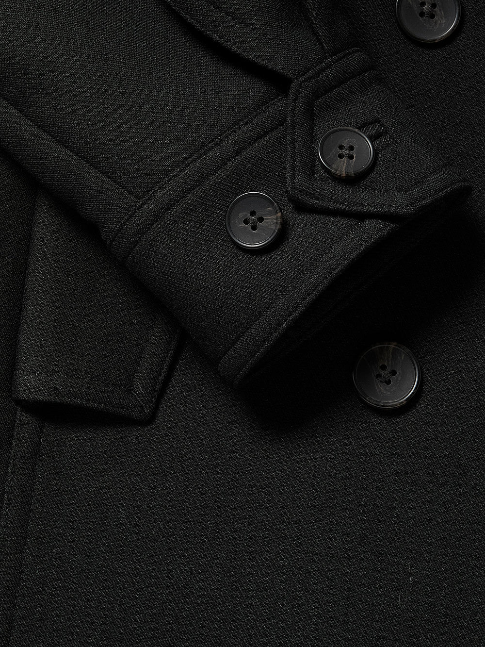 RW&CO Double-Breasted Trench Coat with Belt