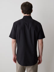RW&CO Short-Sleeve Slim Fit Knit-Like Dress Shirt