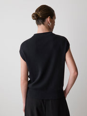 RW&CO Extended-Sleeve Funnel-Neck Sweater