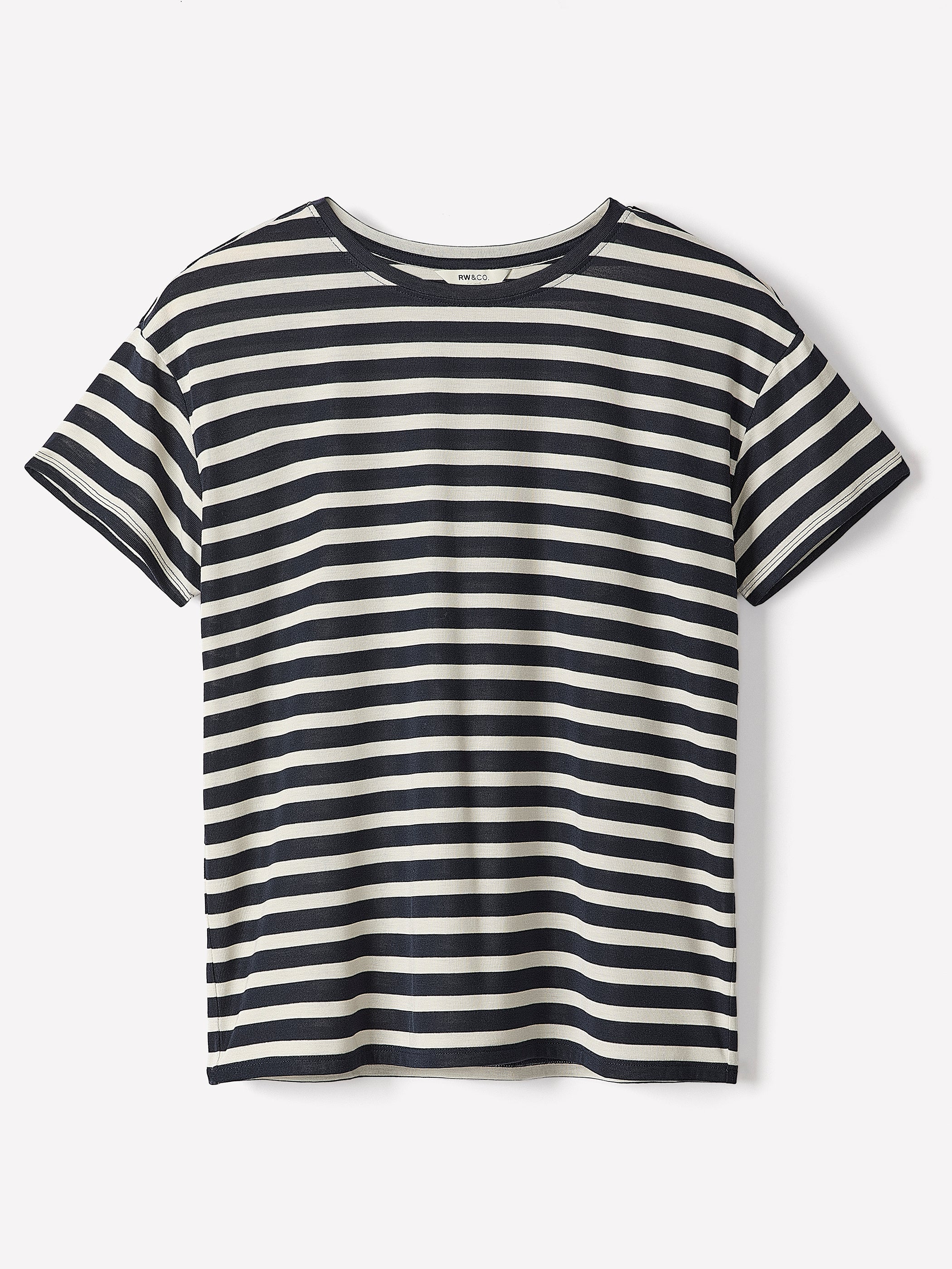 RW&CO Short-Sleeve Crew-Neck Boxy Tee