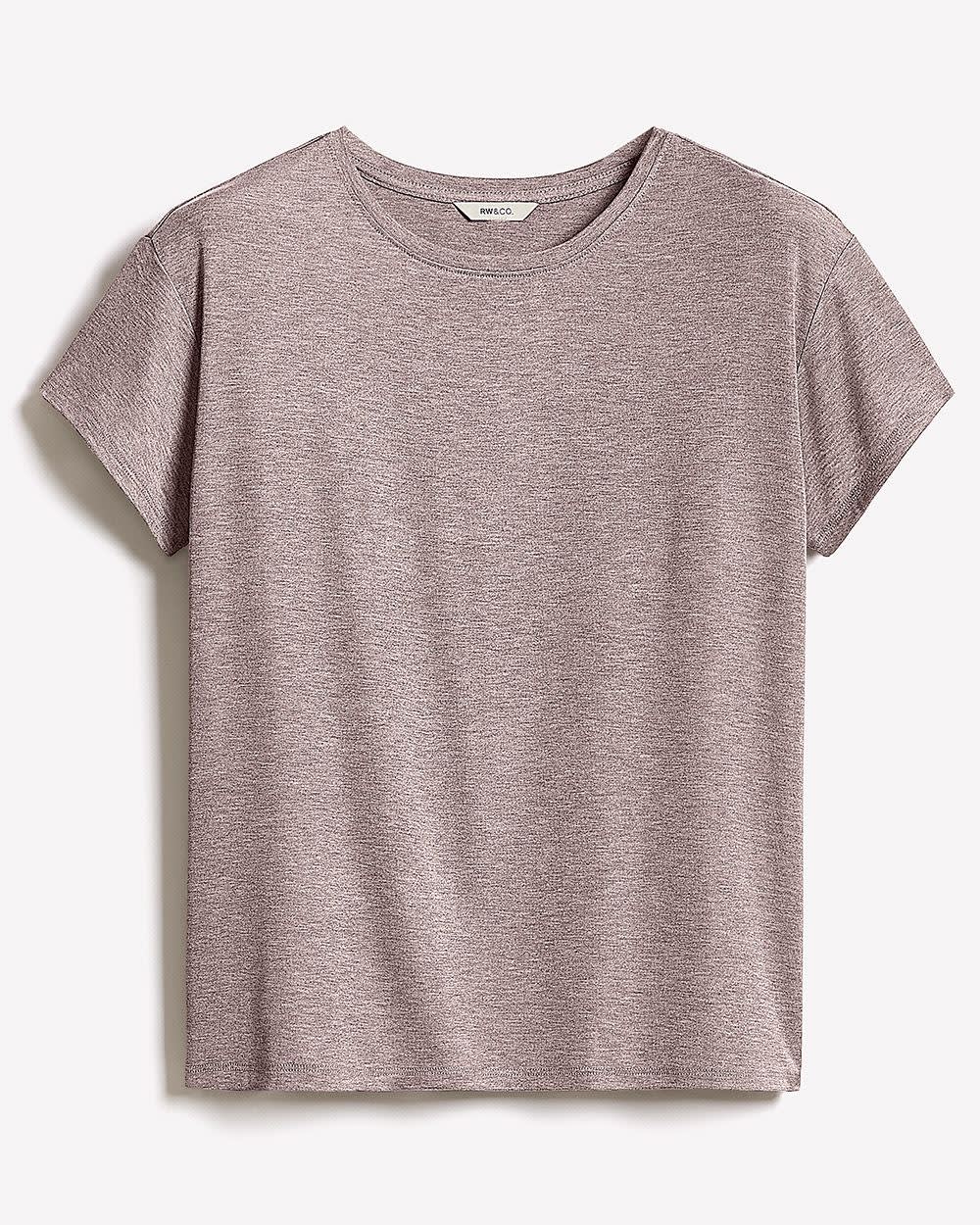 RW&CO Silk-Blend Boxy Knit Top